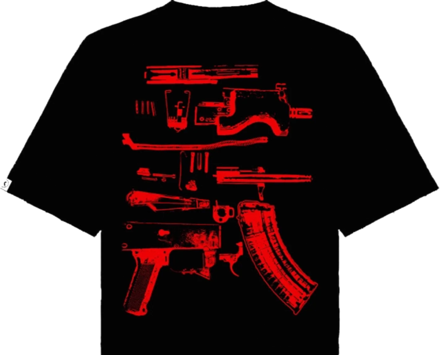 Kixkz Clothing In Draco We Trust Tee Black/Red-Empxre Boutique