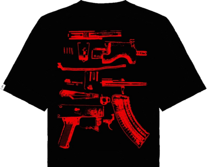 Kixkz Clothing In Draco We Trust Tee Black/Red-Empxre Boutique