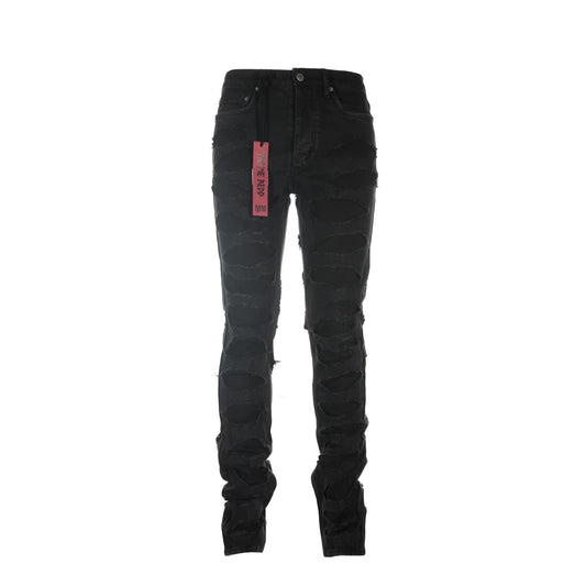 Ksubi x Trippie Red Shredded Black Jean