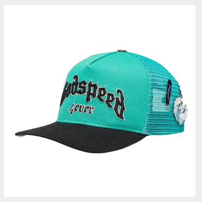 Godspeed Forever Trucker Turquoise