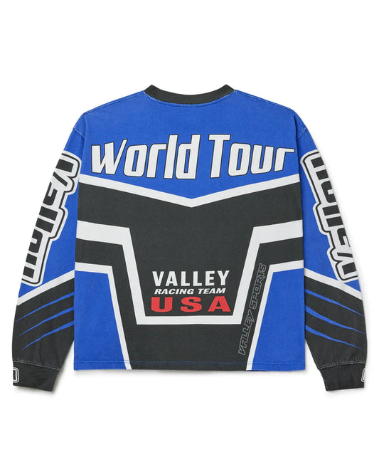 Vale Forever Racing Motocross Long Sleeve Tee Blue