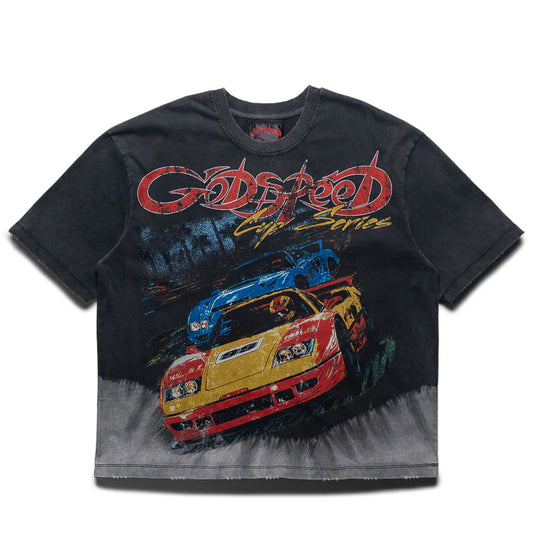 Godspeed F.T.W Tee Black Bleached Wash