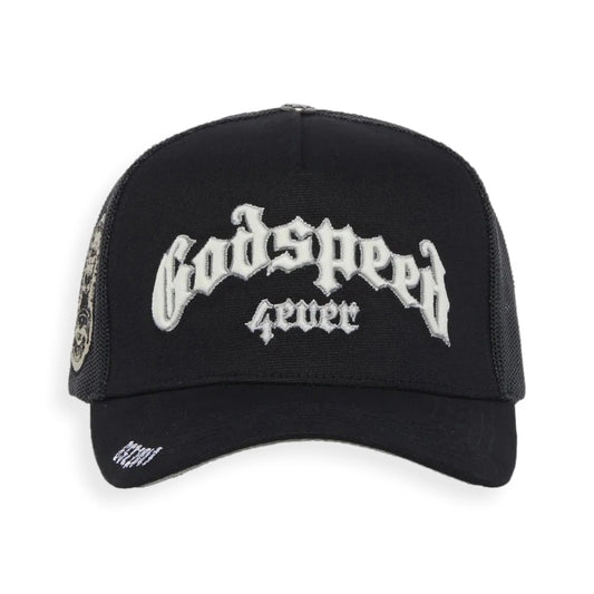 Godspeed Forever Trucker Hat Black