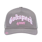 Godspeed Trucker Hat Grey Pink-Empxre Boutique