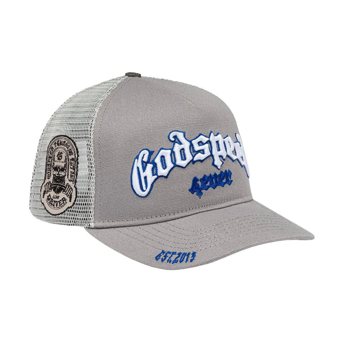 Godspeed Trucker Hat Royal Grey-Empxre Boutique