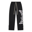 Godspeed OG Logo Sweatsuit V2 Black Silver Satin Set-Empxre Boutique