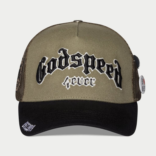 Godspeed Forever Trucker Olive