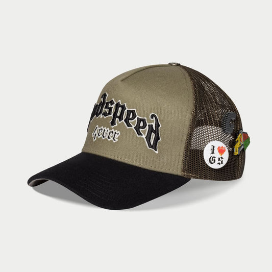Godspeed Forever Trucker Olive