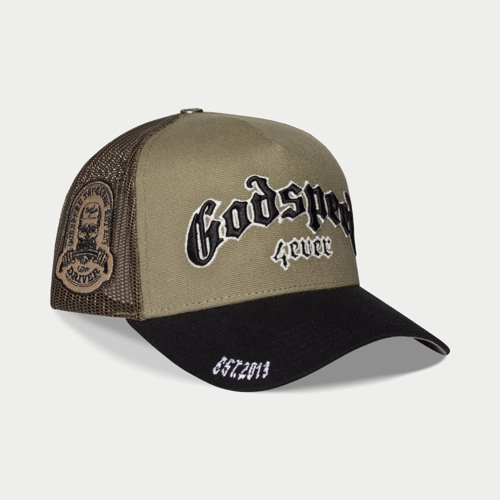 Godspeed Forever Trucker Olive