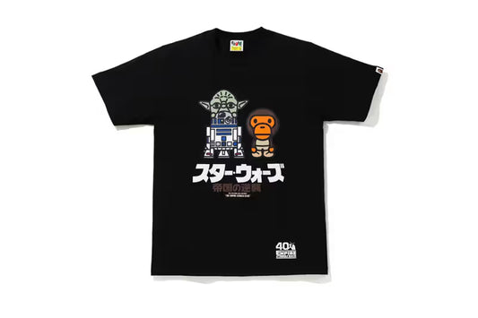 Bape Star Wars Milo Tee Black
