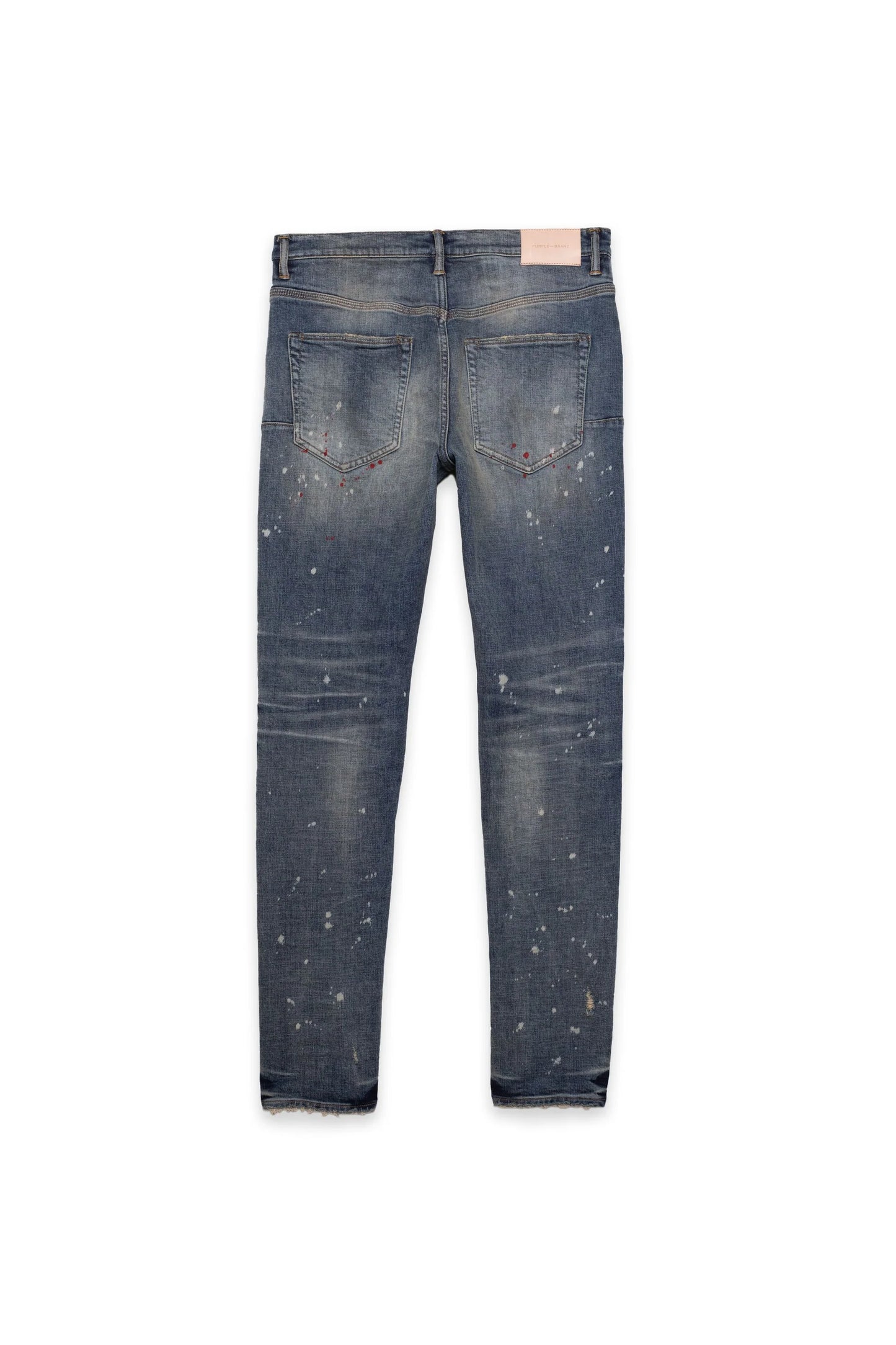 Purple Brand Paint Splatter Jeans Vintage Spotted Indigo