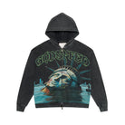 Godspeed Sunken Liberty Zip Hoodie Grey Wash-Empxre Boutique