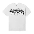 Revenge Smoke Lightning Tee White-Empxre Boutique