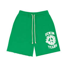 Denim Tears University Sweatshorts Green-Empxre Boutique