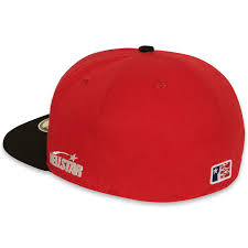 Hellstar Baseball Fitted Hat Red