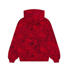 Sp5der OG Tree Camo Hoodie Red