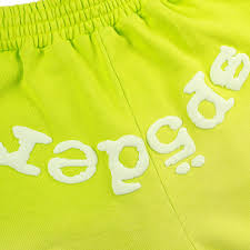 Sp5der OG Web V2 Sweatshort Acid Green-Empxre Boutique