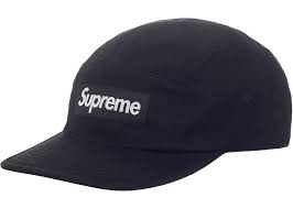 Supreme Washed Chino Twill Camp Cap Black-Empxre Boutique