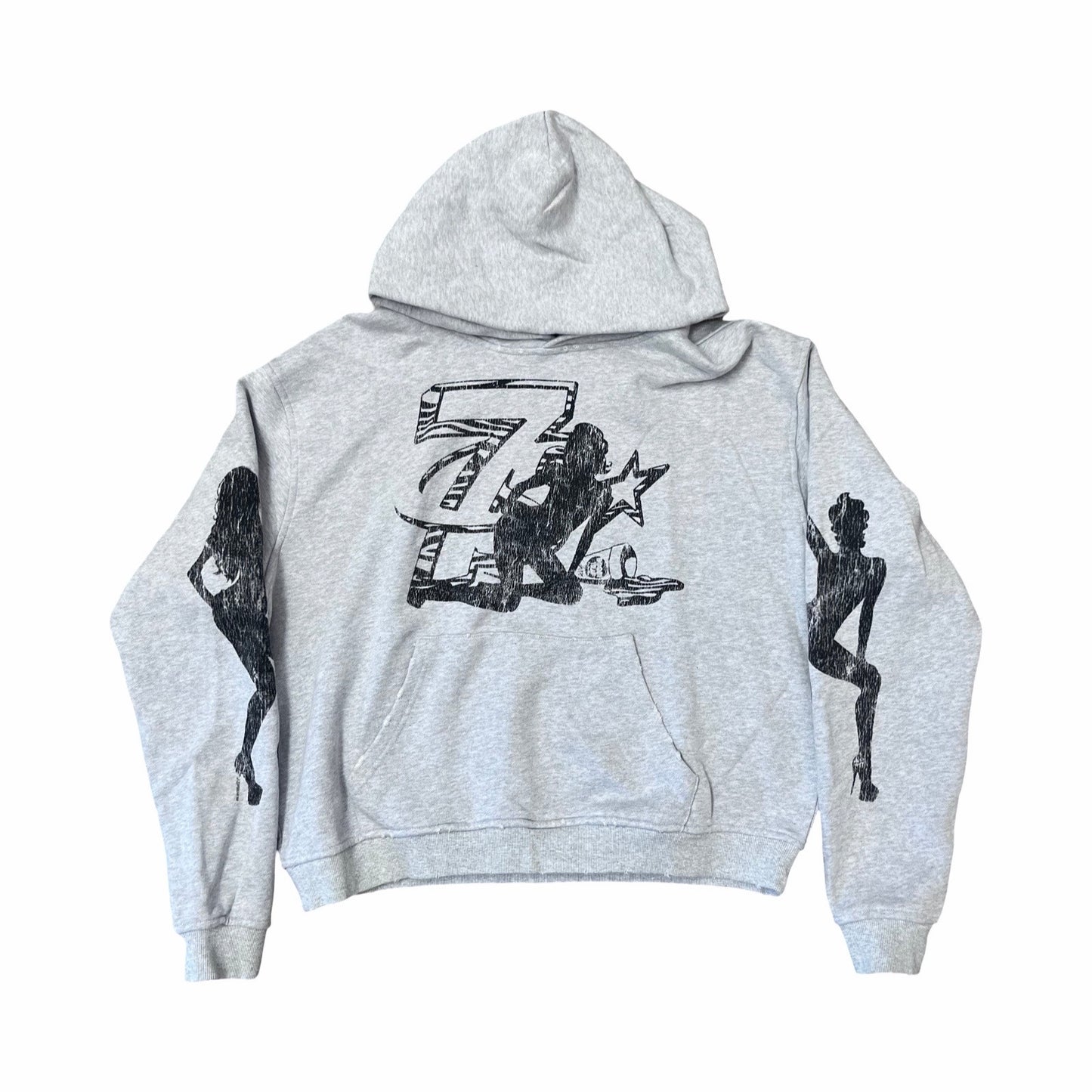 Triple Sevens	Trap Logo Hoodie Grey