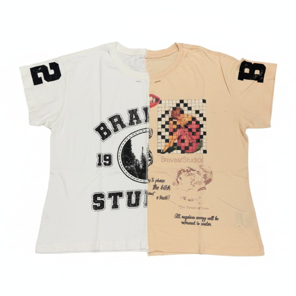 Bravest Studios シャツ　半袖 Bravest Studios Half Puzzle Tee – Empxre Boutique