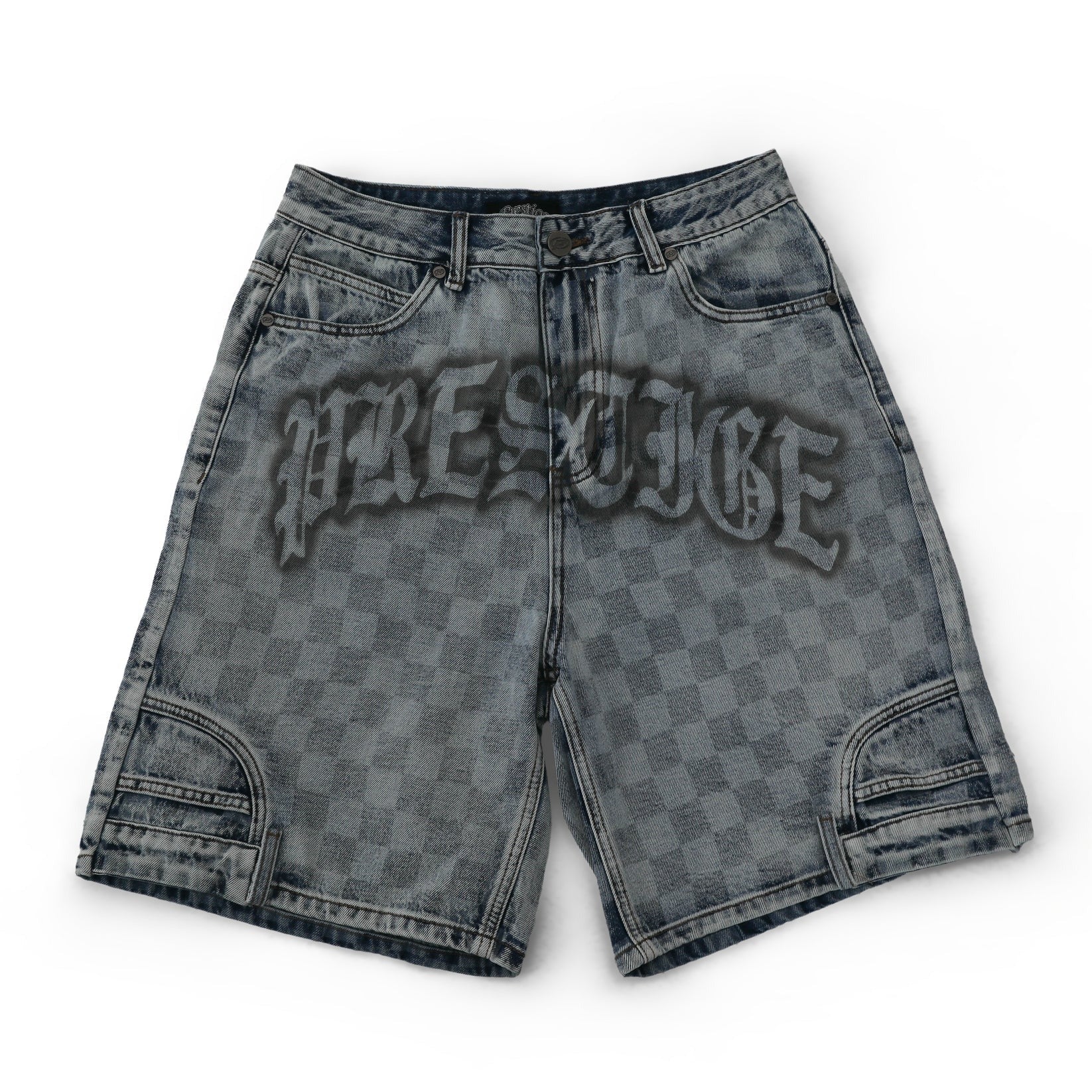 Prestige Checkerboard Jorts – Empxre Boutique