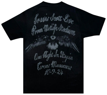 Cactus Jack By Travis Scott Metlife Tee III Black