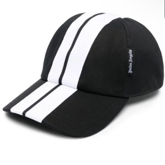 Palm Angels Black And White Venice Track Cap-Empxre Boutique