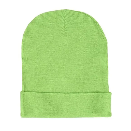 Sp5der Web Rhinestone Beanie Green