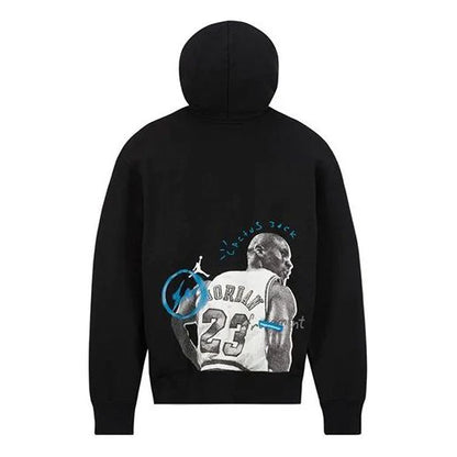 Air Jordan x Travis Scott x Fragment Hoodie Black (Pre-Owned)
