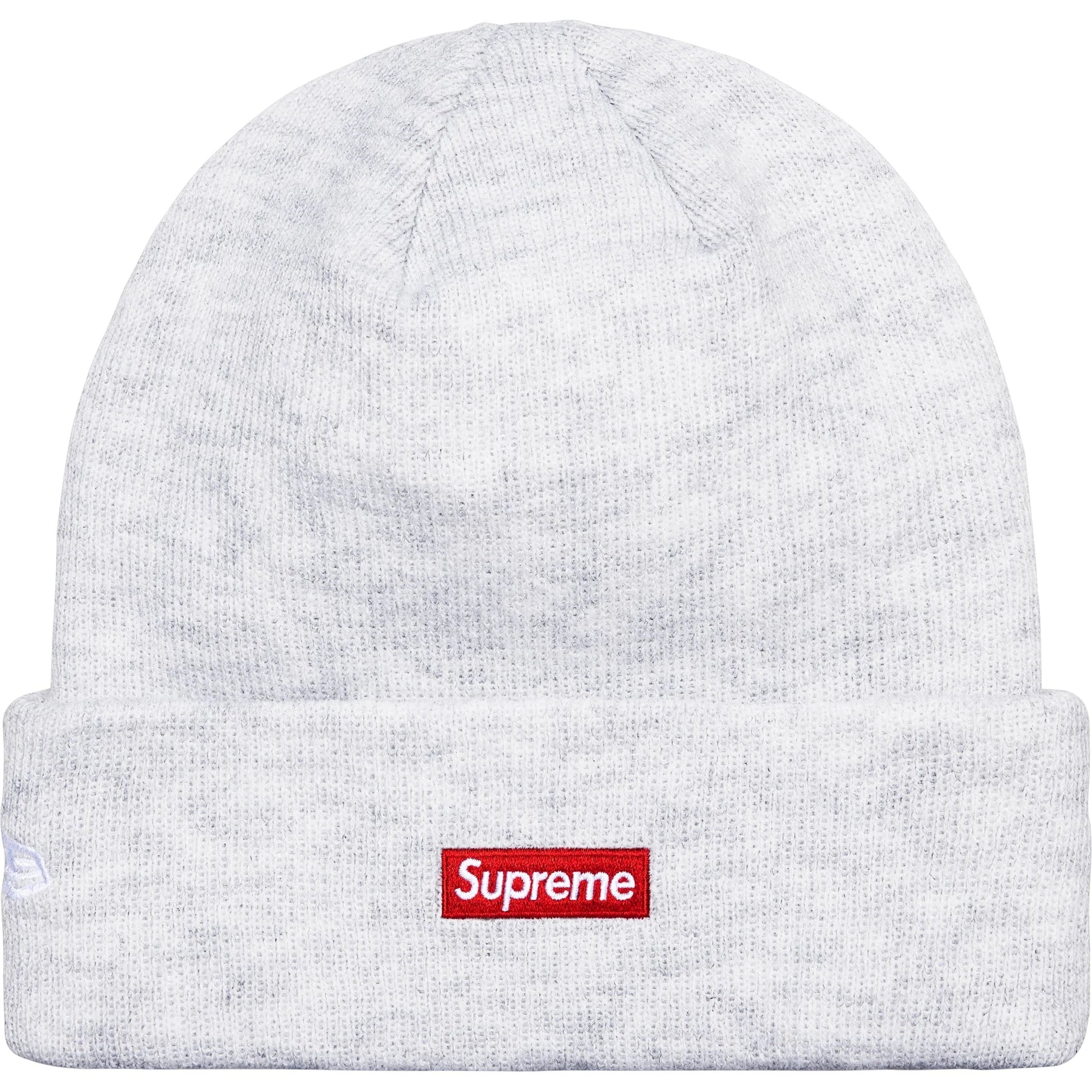 Supreme New Era S Logo Beanie (FW24) Heather Grey-Empxre Boutique