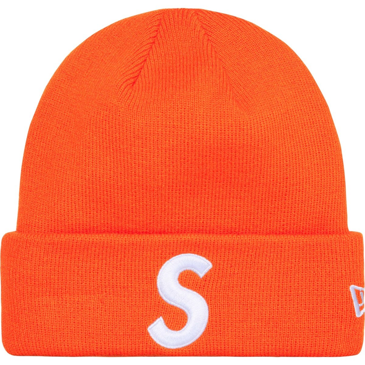 Supreme New Era S Logo Beanie (FW24) Orange-Empxre Boutique