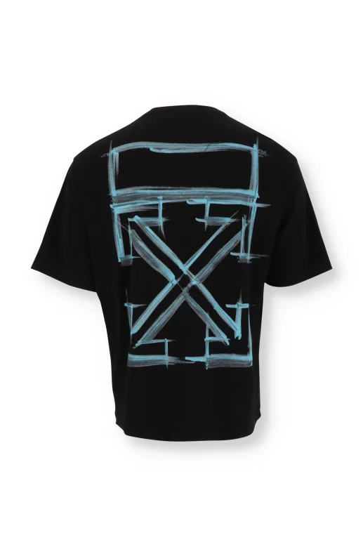 Off-White Black/Blue Name Tee
