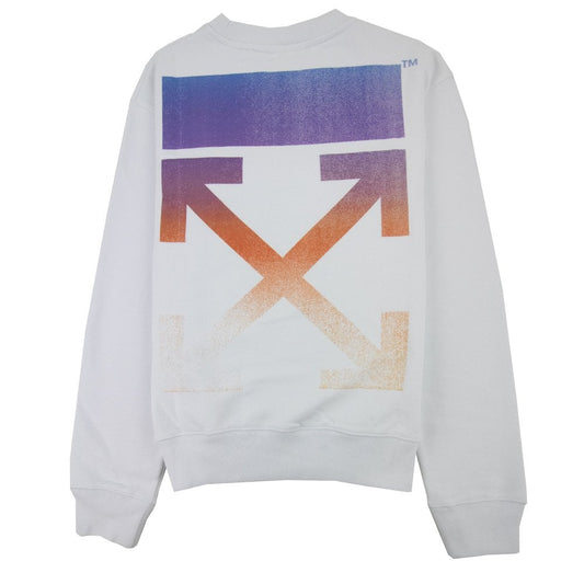 Off White Degrade Arrow Slim Crewneck Sweatshirt White Multi (Pre-Owned)