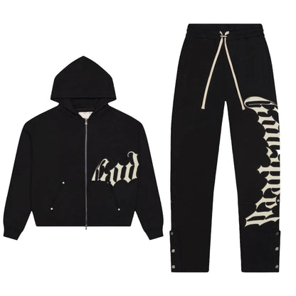Godspeed OG Logo Sweatsuit V2 Black Set