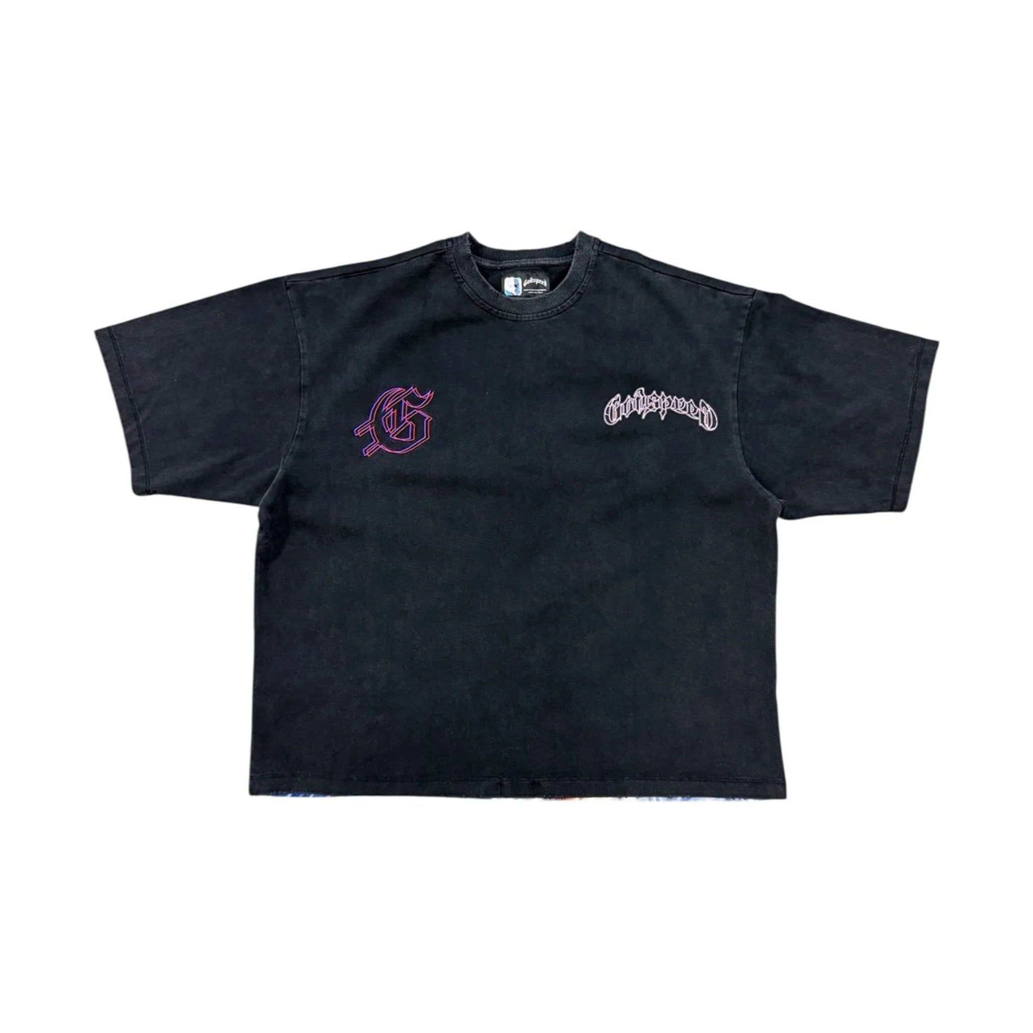 Godspeed Run Club Tee Black-Empxre Boutique
