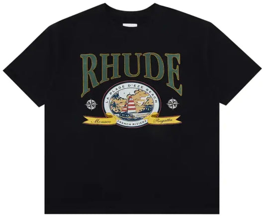Rhude Monaco Regatta Tee Black