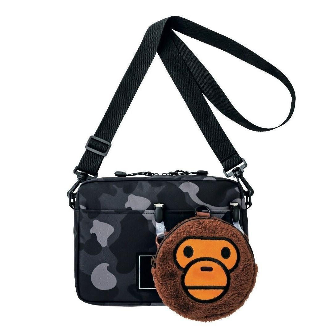 Bape Black Baby Milo Plush Bag-Empxre Boutique