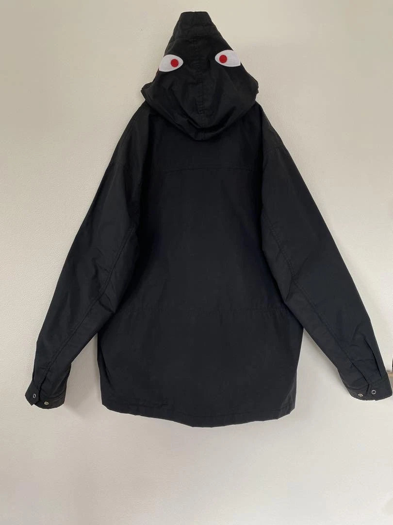 Bape Shark Nylon Military Jacket Black