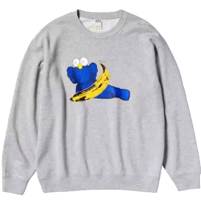 KAWS x Warhol Crewneck Grey-Empxre Boutique