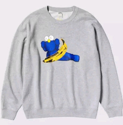 KAWS x Warhol Crewneck Grey