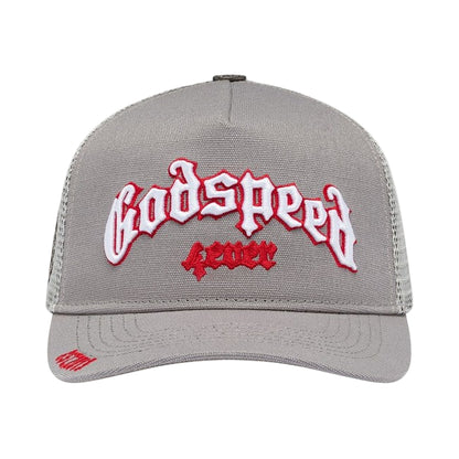 Godspeed Trucker Hat Grey Red