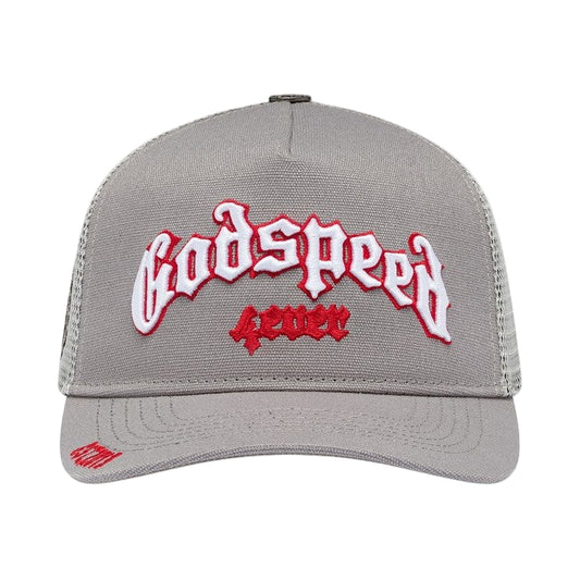 Godspeed Trucker Hat Grey Red