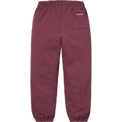 Supreme S Logo Sweatpants Maroon