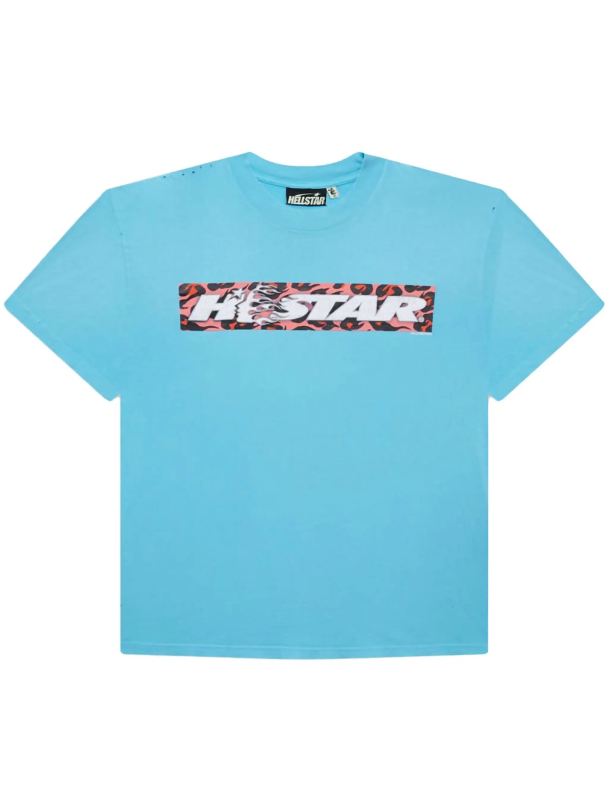 Hellstar Box Logo Tee Blue-Empxre Boutique