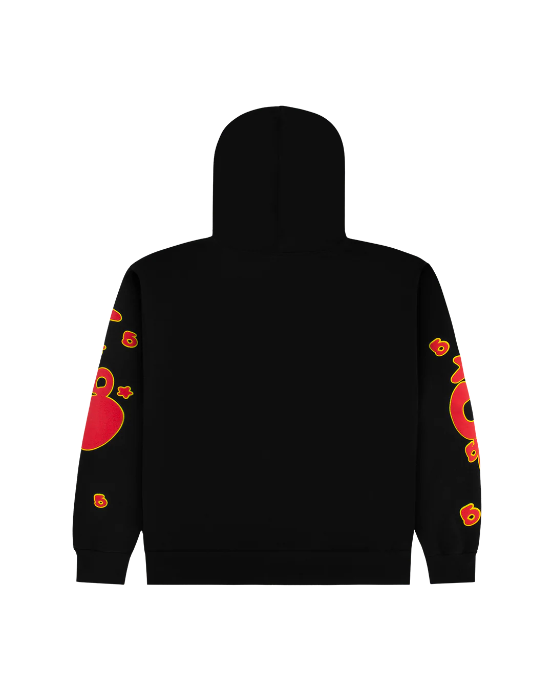 Sp5der x UY SCUTI Hoodie Black/Red-Hoodies-Empxre Boutique