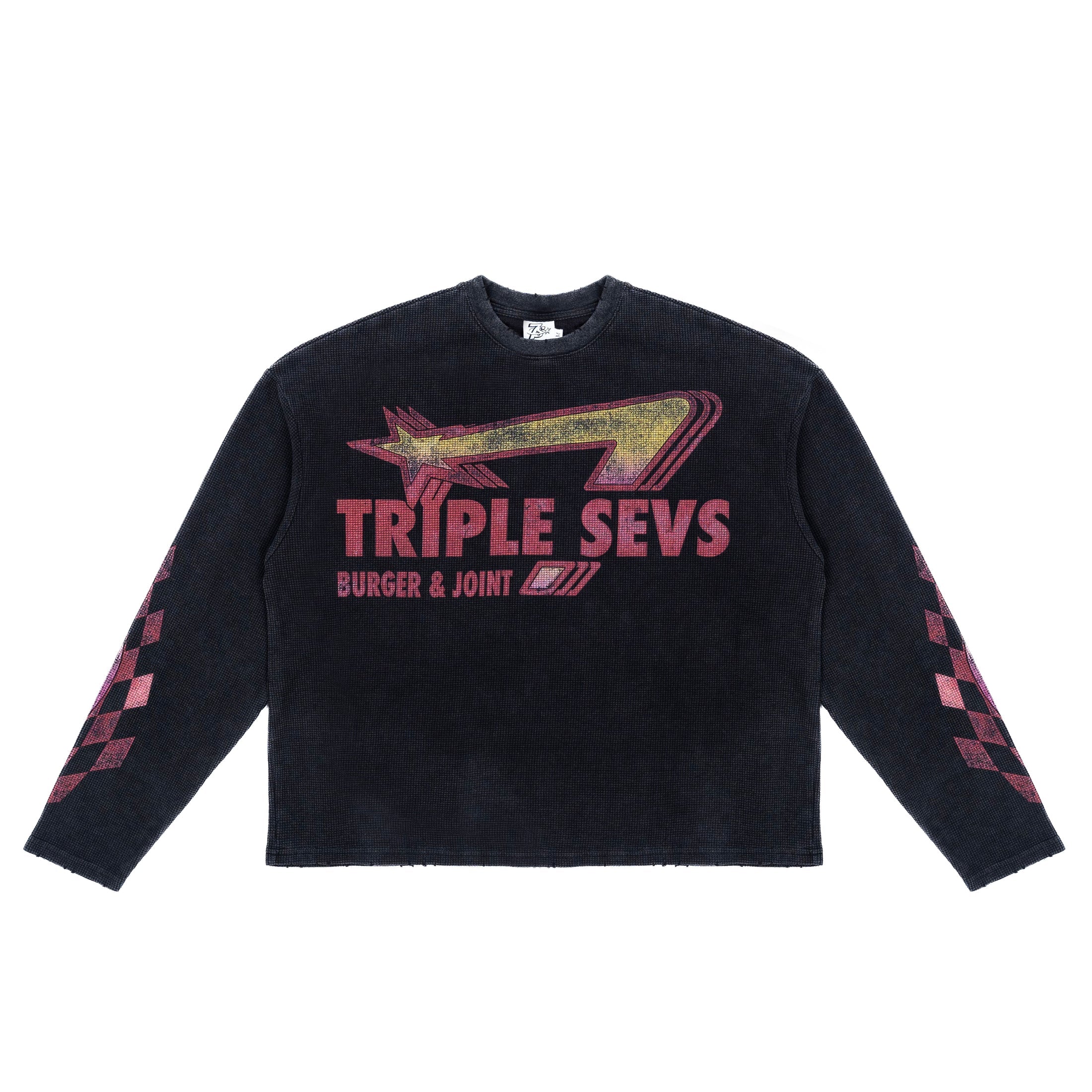 TRIPLE SEVENS BURGER JOINT WAFFLE KNIT-Empxre Boutique