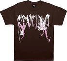 Revenge Graffiti Dove Tee Chocolate Brown-Empxre Boutique