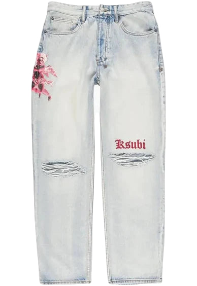 KSUBI Anti K Icons Relaxed Ripped Jeans-Empxre Boutique