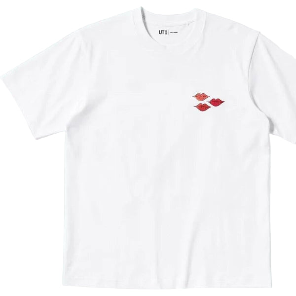 KAWS x Warhol Graphic Tee White Pink-Empxre Boutique