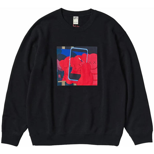 KAWS x Warhol Crewneck Black